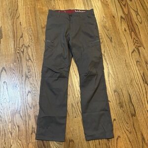 Wrangler outdoor cargo hiking pants men's 32x32 gray Flex stretch NWT